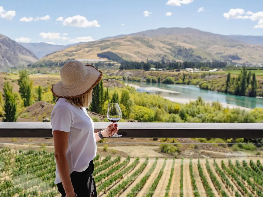 Wine with stunning views